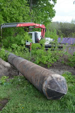 Прокол под проезжей частью. Полтава 2013г. &mdash; Техенергобуд