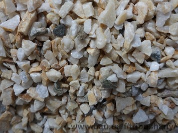Мраморный песок 2,5-5 мм кремово-серый