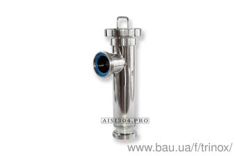 Фильтр трубный угловой нержавеющий DIN Dn 50 AISI 304 &mdash; Тринокс