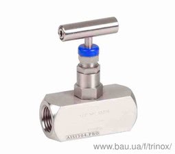 Вентиль игольчатый нержавеющий Dn 15 AISI 304 &mdash; Тринокс