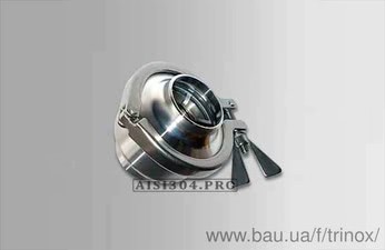 Клапан обратный под сварку DIN Dn 40 AISI 304 &mdash; Тринокс
