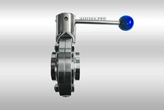 Заслонка шиберная нержавеющая Ду 50 AISI 304 &mdash; Тринокс