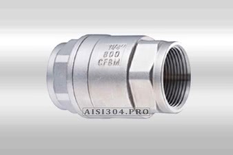 Клапан обратный резьбовой нержавеющий ГОСТ Dn 15 AISI 304 &mdash; Тринокс