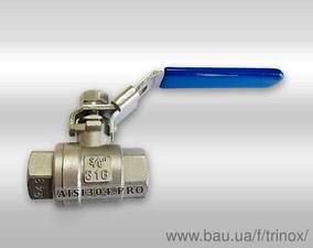 Кран шаровой муфтовый нержавеющий Dn 15 AISI 304 &mdash; Тринокс