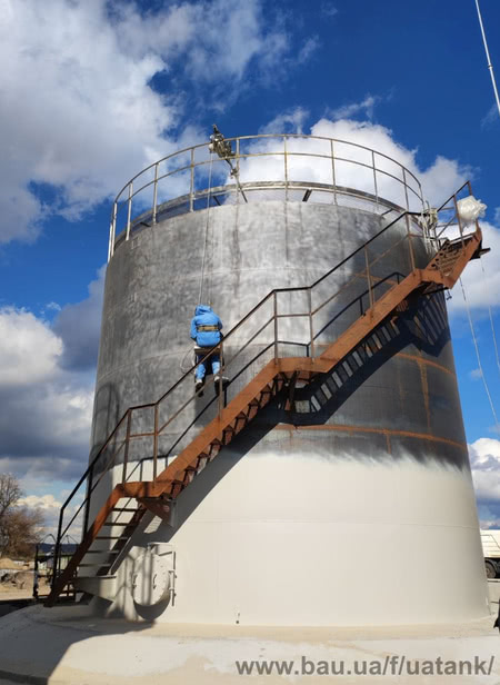 Фарбування резервуарів РВС-400