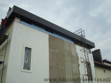 Монтаж HPL панелей FUNDERMAX на клеевую систему 3 М Монтаж HPL панелей FUNDERMAX на клеевую систему 3 М