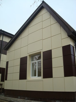 Монтаж навесного вентилируемого фасада из композитных панелей