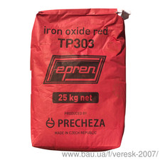 Пигмент для бетона Precheza Красный TP303 &mdash; Вереск-2007