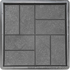 Формы для тротуарной плитки Вереск-2007 Паркет 400×400×50 мм &mdash; Вереск-2007