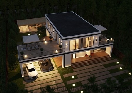 La Bella Villa - дом с навесом для авто и террасой