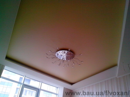 Сатиновый натяжной потолок