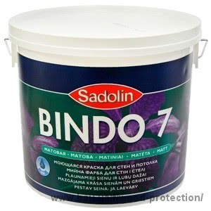 Sadolin Bindo 7 (Садолин Биндо 7) водоэмульсионная краска 10л.