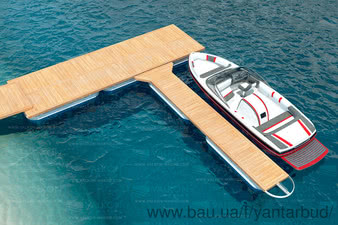 пирс для катеров &mdash; Янтарбуд