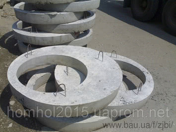 Плиты перекрытия колец канализационных диаметром 1м, 1,5 м и 2 м простые и усиленные
