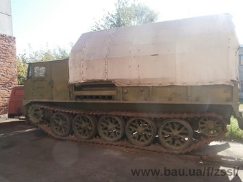 Кабелеукладчик АТС -59 на базе артиллерийского тягача конверсия