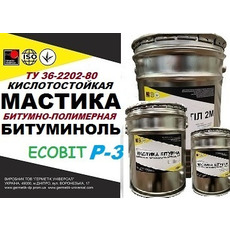 Битуминоль Р-3 Ecobit мастика кислотоупорная ТУ 36-2292-80