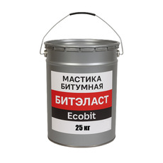 Мастика битумная ведро 25,0 кг Битэласт - Битумный Ecobit