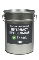 Мастика битумная ведро 10,0 кг Битэласт - Кровельный Ecobit