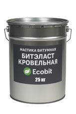 Мастика битумная ведро 25,0 кг Битэласт - Кровельный Ecobit