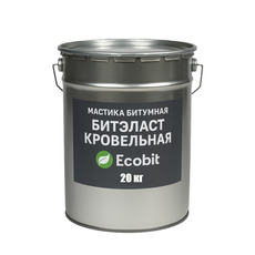Мастика битумная ведро 20,0 кг Битэласт - Кровельный Ecobit
