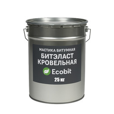 Мастика битумная ведро 25,0 кг Битэласт - Кровельный Ecobit