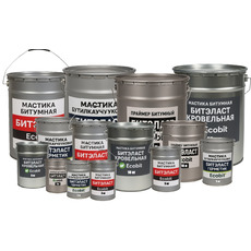 Битумная мастика Битэласт Ecobit ДСТУ Б В 2 7-108-2001
