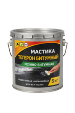 Тегерон Битумный Экобит ведро 5,0 кг мастика резино-битумная