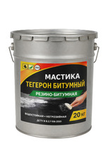 Тегерон Битумный Экобит ведро 20,0 кг мастика резино-битумна