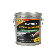 Тегерон Битумный Экобит ведро 3,0 кг мастика резино-битумная