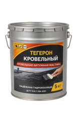 Тегерон Кровельный Ecobit ведро 5,0 кг - кровельная битумная