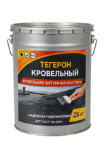 Тегерон Кровельный Ecobit ведро 25 кг - кровельная битумная