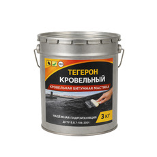 Тегерон Кровельный Ecobit ведро 3,0 кг - кровельная битумная