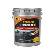 Тегерон Кровельный Ecobit ведро 25 кг - кровельная битумная