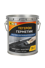 Тегерон Герметик ЭКОБИТ ведро 3,0 кг мастика