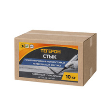 Тегерон Стык Экобит ящик 10 кг герметизирующая мастика