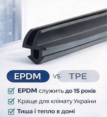 Оригинальные немецкие уплотнители Rehau из EPDM-каучука