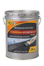 Битумная мастика ведро 25,0 кг СтройИзол Кровельный Ecobit