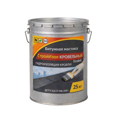 Битумная мастика ведро 25,0 кг СтройИзол Кровельный Ecobit