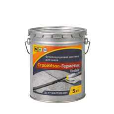 СтройИзол-Герметик ЭКОБИТ ведро 5,0 кг бутилкаучуковая масти