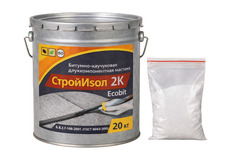 Битумно - каучуковая мастика ведро 25,0 кг СтройИзол 2К