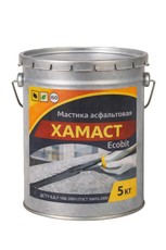 Мастика асфальтовая ХАМАСТ ЭКОБИТ ведро 5,0 кг