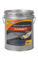 Мастика асфальтовая ХАМАСТ ЭКОБИТ ведро 20,0 кг