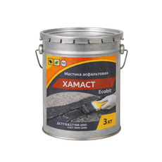 Мастика асфальтовая ХАМАСТ ЭКОБИТ ведро 3,0 кг