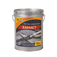 Мастика асфальтовая ХАМАСТ ЭКОБИТ ведро 10,0 кг