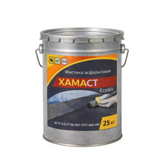 Мастика асфальтовая ХАМАСТ ЭКОБИТ ведро 25,0 кг