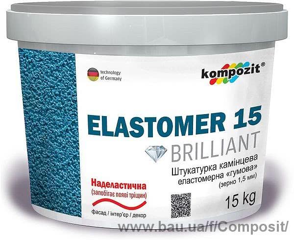 Новая эластомерная штукатурка Elastomer 15