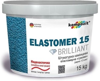 Новая эластомерная штукатурка Elastomer 15