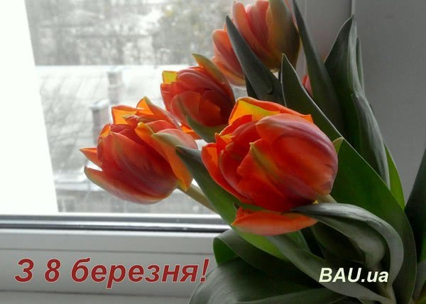 BAU.ua поздравляет прекрасных дам с 8 марта!