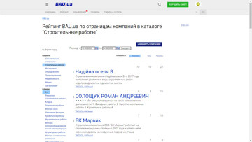 "Надійна оселя В" - первая на площадке BAU.UA