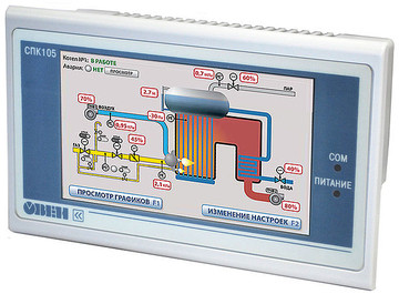 Компания Овен начинает продажи панельного контроллера Овен СПК105.